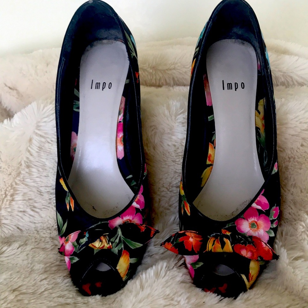 Impo floral heels